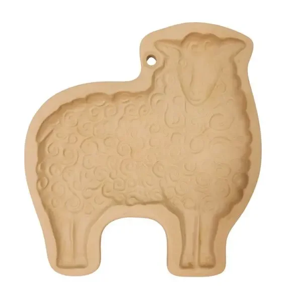 Vintage Brown Bag Cookie Art Shortbread Mold Sheep 1983