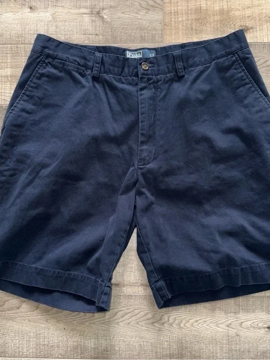 Polo by Ralph Lauren Navy Men's Cotton Chino Shorts 36
