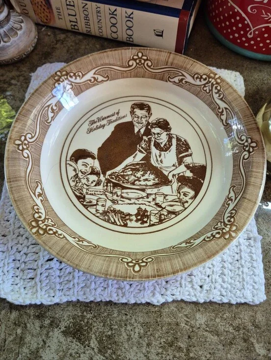 Vtg 1983 Norman Rockwell Warmest Holiday Traditions 