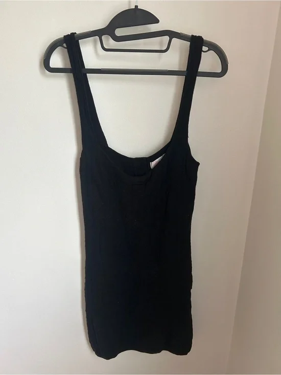 Classic Black Scoop Neck Tank Dress - free people