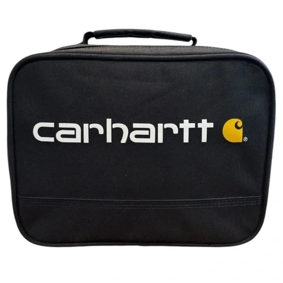 Carhartt Black Insulated Lunch Cooler with Embroidered Logo