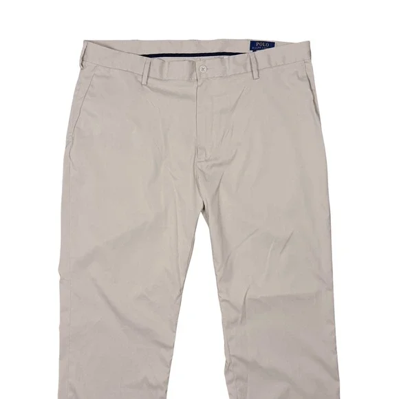 Polo Ralph Lauren Performance Chino Pants Mens 38x32 Tan Classic Fit Preppy Golf
