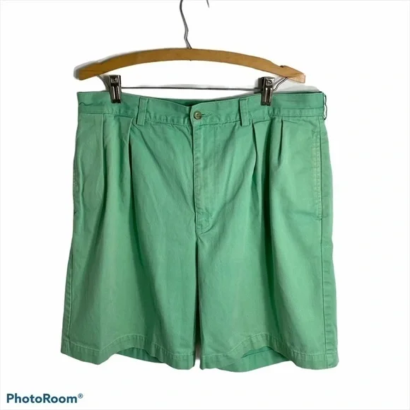 Polo Ralph Lauren Green Shorts 36 Men’s Flat Front