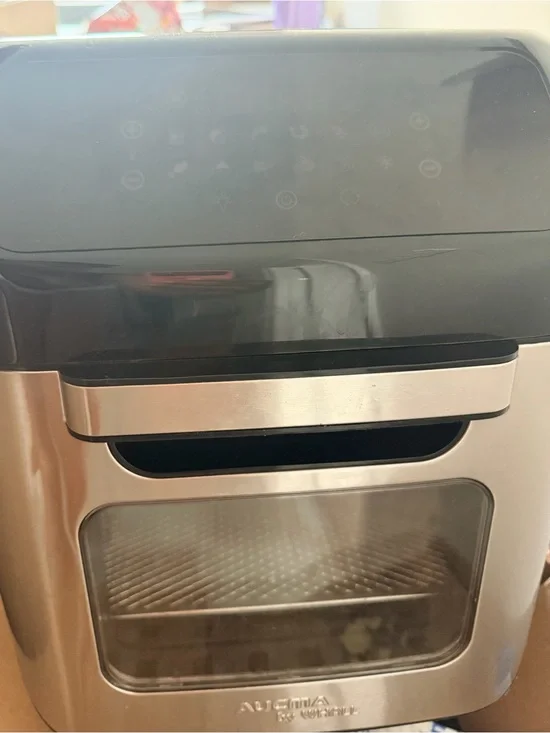 Stainless Steel Black Air Fryer Oven with Viewing Window