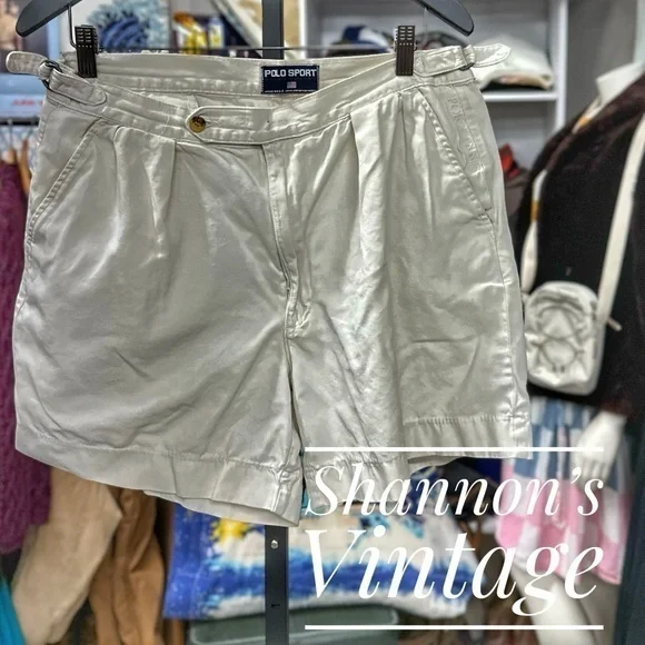 Polo Sport VNTG made in USA sz 32 tennis shorts A33