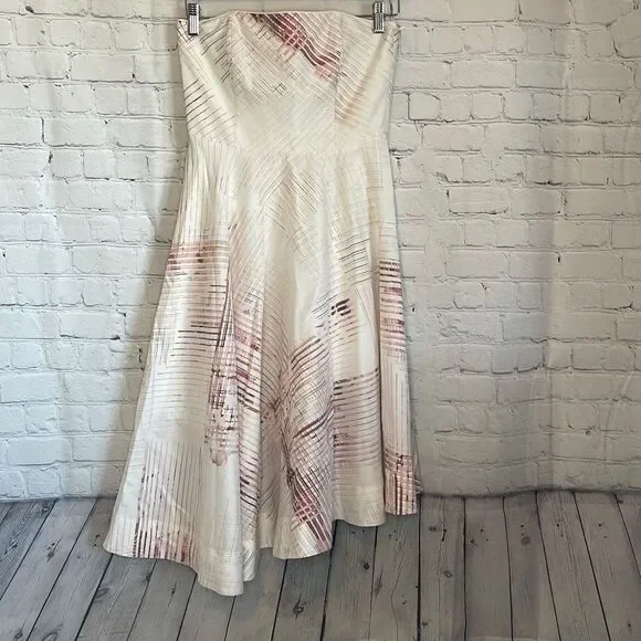 White House Black‎ Market Sleeveless Flare Dress size 0 New without tag