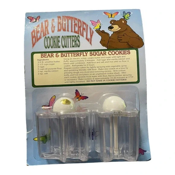 Bear And Butterfly Cookie Cutters New‎ In Package.