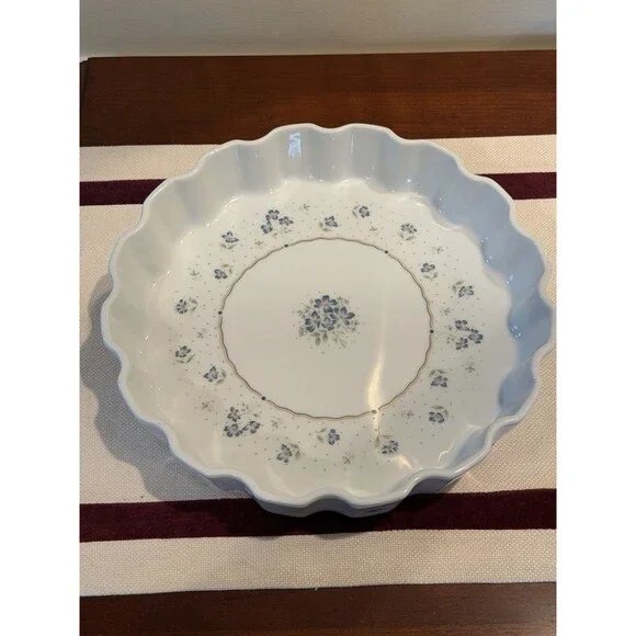 Vintage 1984 Shafford Pottery Provence Pattern Quiche Dish