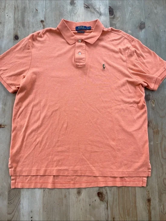 Polo by Ralph Lauren Salmon-Orange Short Sleeve Polo