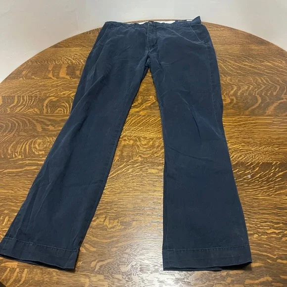 Polo Ralph Lauren The Polo Chino Mens 32/34 Navy Blue Left-Hand Twill Pants