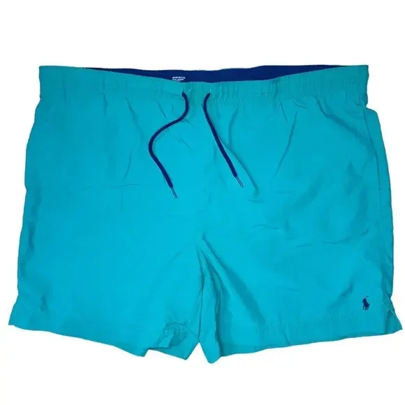 Vintage Polo Ralph Lauren Men’s Swim Trunks Green Size‎ XL With Lining