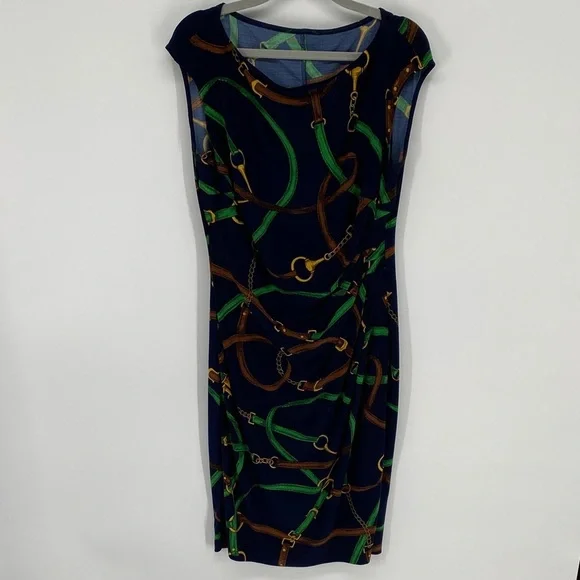 Ralph Lauren Status Print Pullover Dress Medium?