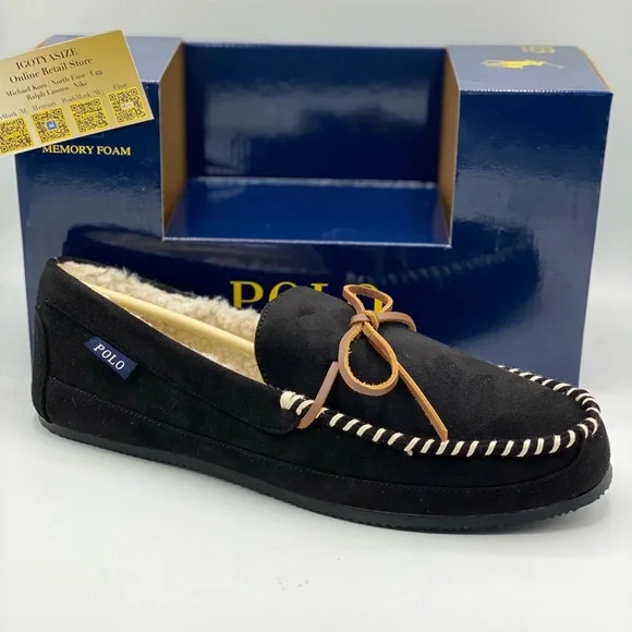 POLO‎ RALPH LAUREN DEZI BEAR SLIPPERS