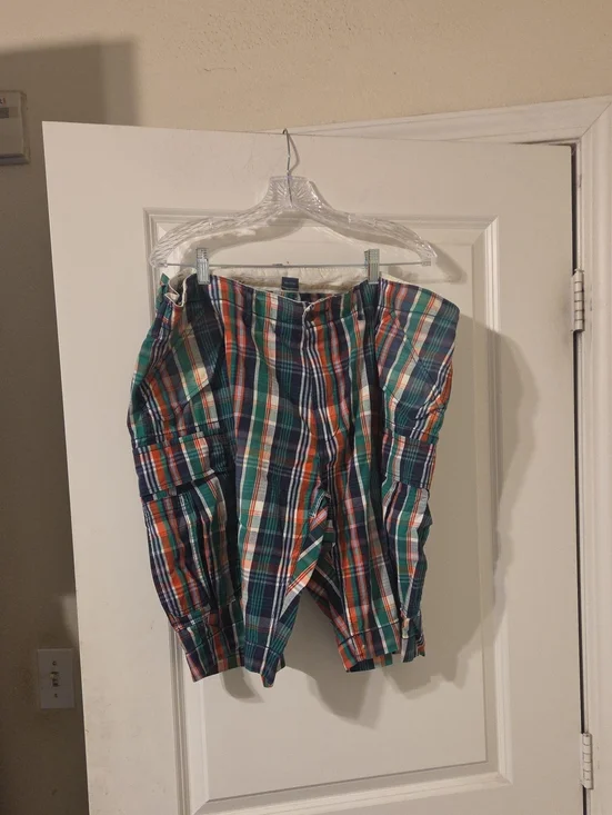 Polo by Ralph Lauren White Shirt with Plaid Trim