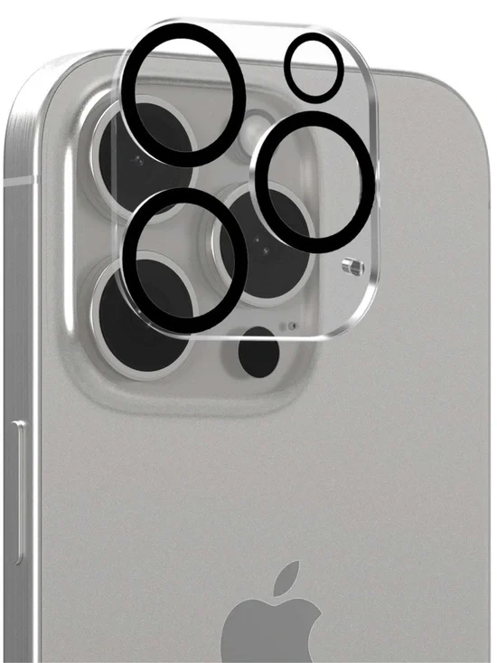 Clear Camera Lens Protector with Black Ring Accents iphone brand new pack of 6