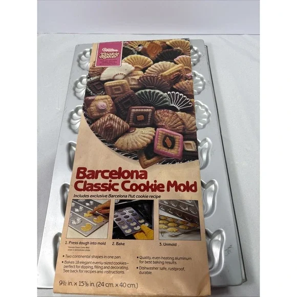 Vintage Wilton Cookie Maker Molds‎ Barcelona English Swedish Venetian Viennese