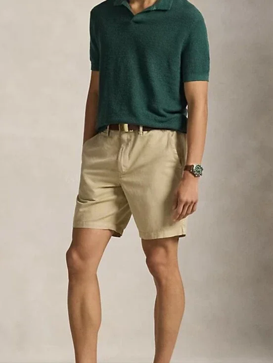 Polo Ralph Lauren Classic Fit Linen-Cotton Short 35