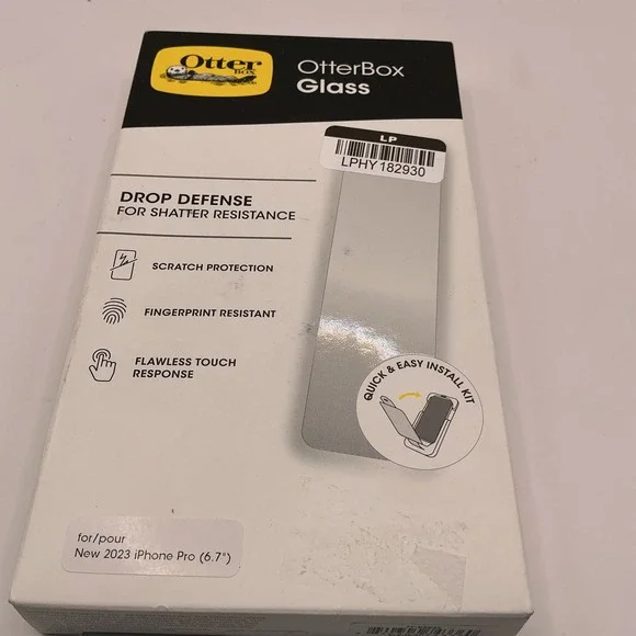 Otterbox Premium Glass Screen Protector for iPhone 15, 15 Plus, 15 Pro Max