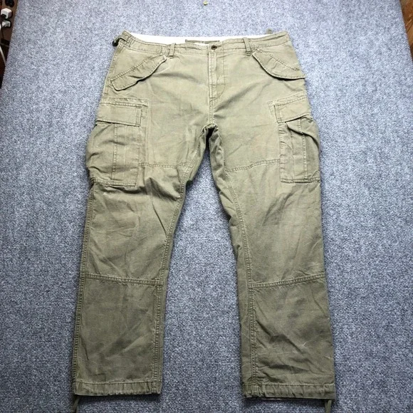 Polo Ralph Lauren Surplus Chino Cargo Pants Mens 38x30 Olive Green Classic Fit