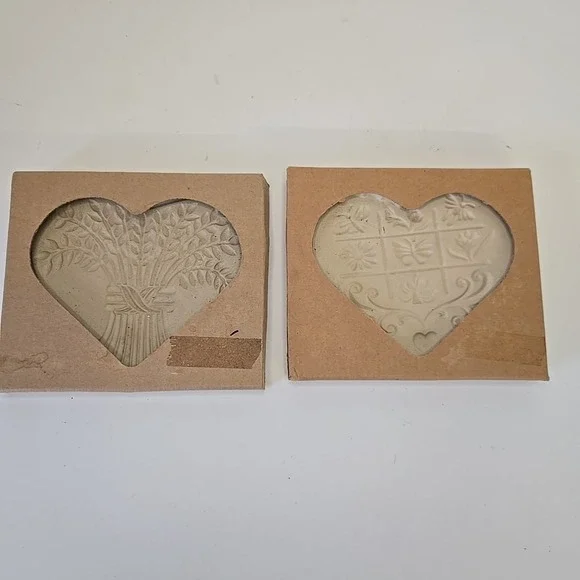 NIB Pampered Chef Seasons of the Heart Stoneware Lot Of‎ 2