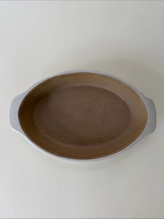 The Pampered Chef Stoneware Family Heritage Collection 9” Oval Baking Dish