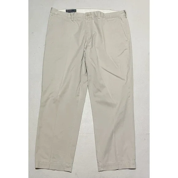 Vintage Polo Ralph Lauren‎ Pants Men Size 38 X 29 Pleated Chino Cotton Casual