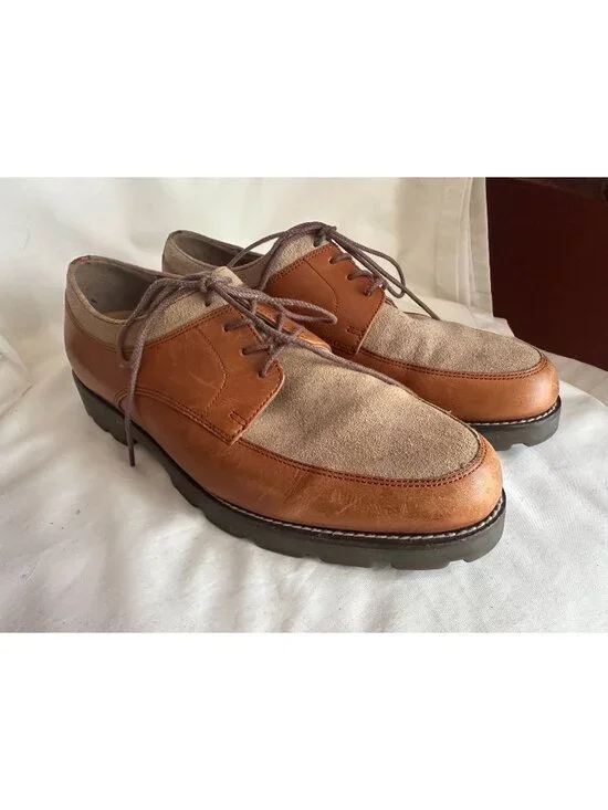 Vintage Polo Ralph Lauren Leather/Suede Derby-Style Oxfords Sz 10D