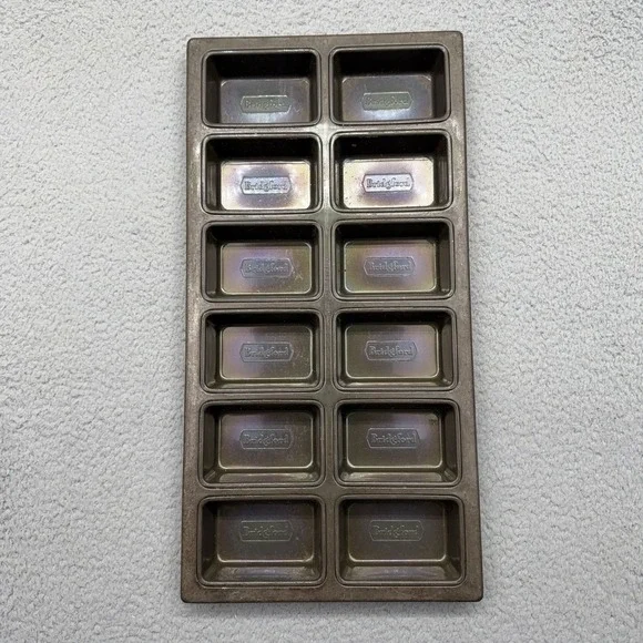 Bridgford EC12 Vintage Commercial Professional Rustic Baking 12 Loaf Mini Pan