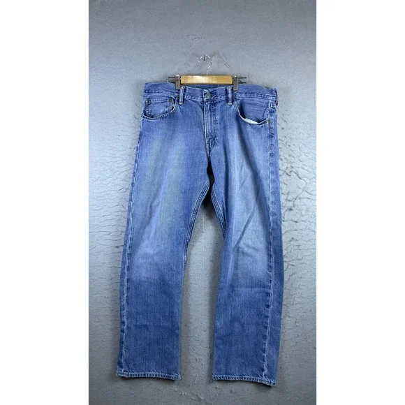 Polo Ralph Lauren Jeans Mens 37x30 Blue Excellent Straight Leg Denim 13513