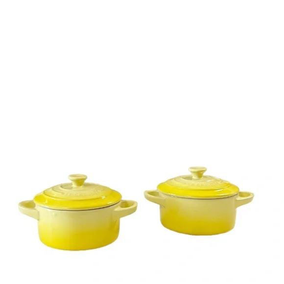 NEW HTF Le Creuset SOLEIL Mini Cocotte Set/2