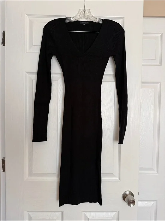 Dynamite Black Knee Length Dress XS