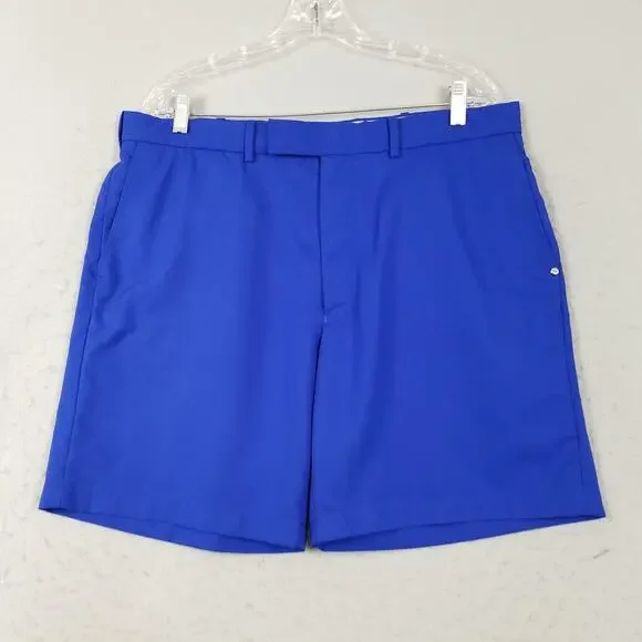 RLX Ralph‎ Lauren Shorts Mens 36 Blue Golf Performance Polyester Flat Front