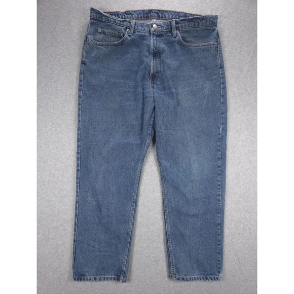 Polo Jean Co Ralph Lauren Vintage Mens 40x30 Indigo Blue Relaxed Denim Jeans Y2K