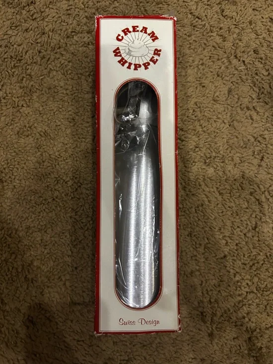 Williams Sonoma Cream Whipper Stainless Steel New in Box 2001