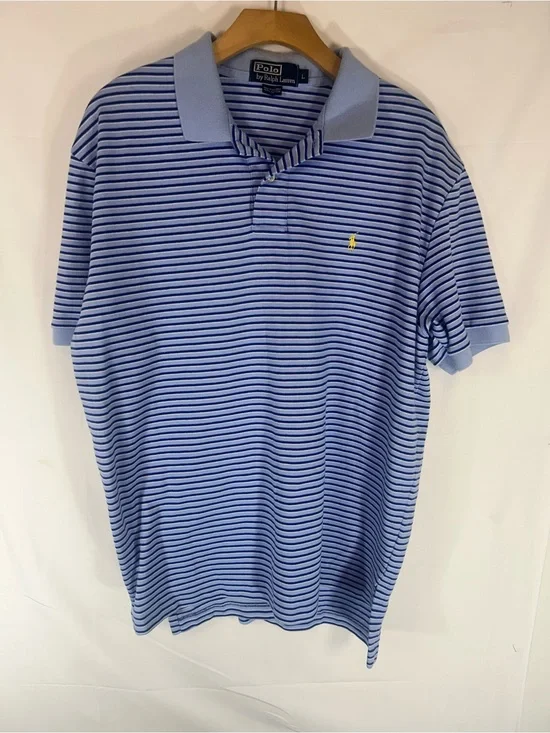 Polo by Ralph Lauren Blue Striped Polo Shirt