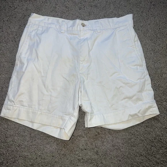 Vintage Polo Ralph Lauren White Shorts Men's 30 Preppy Golf