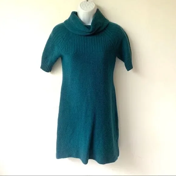 Antonio Melani Emerald Merino Wool Cowl Dress