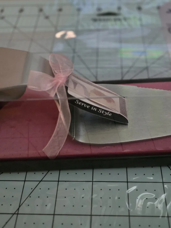 Black Stainless Steel High Heel Cake Server