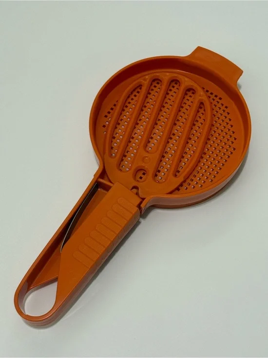 Vintage TUPPERWARE Orange Sifter 