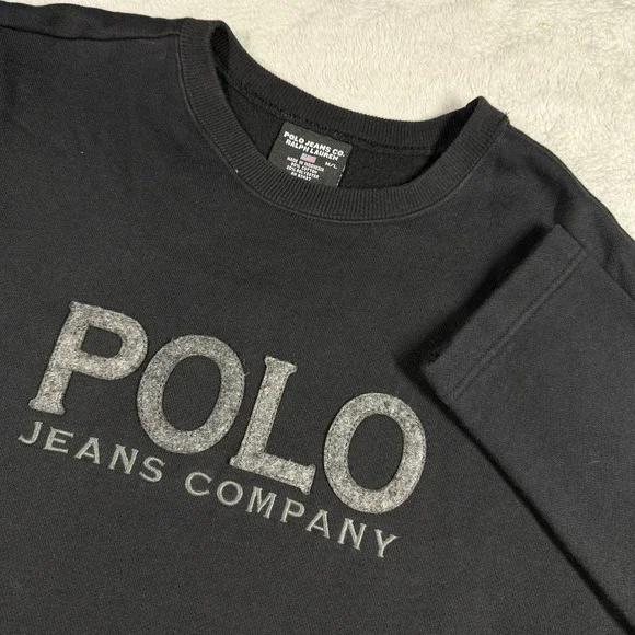 Polo‎ Jeans Company Ralph Lauren Sweater Mens Medium Large Crewneck Pullover