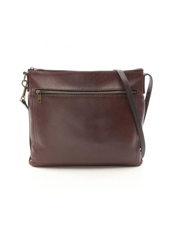 Louis Vuitton Shoulder Bag Sac Plat Utah Cafe Leather Sac