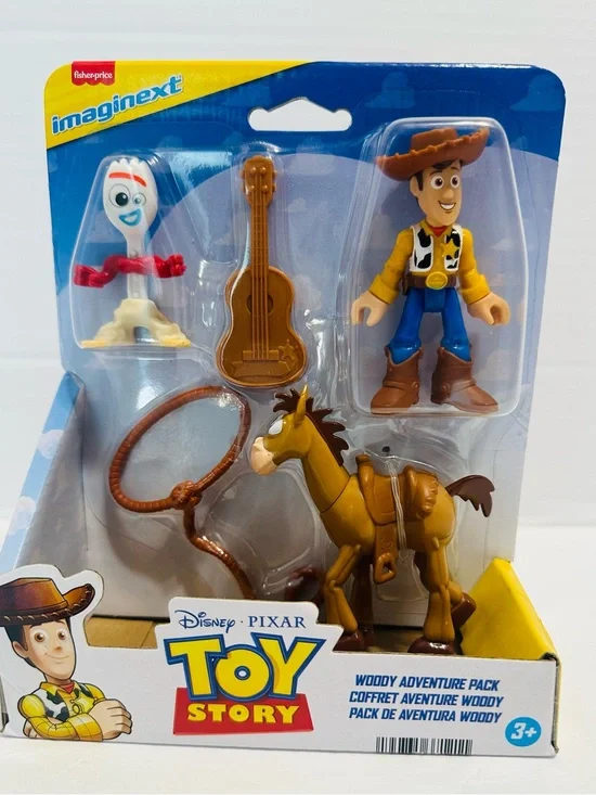 Disney / Pixar Imaginext Toy Story Woody Adventure Pack 3-Inch Figure Set NEW