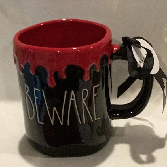 Rae Dunn BEWARE Halloween mug