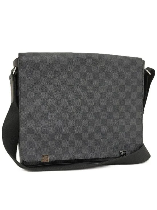 Louis Vuitton District PM Shoulder Bag Damier Graphite