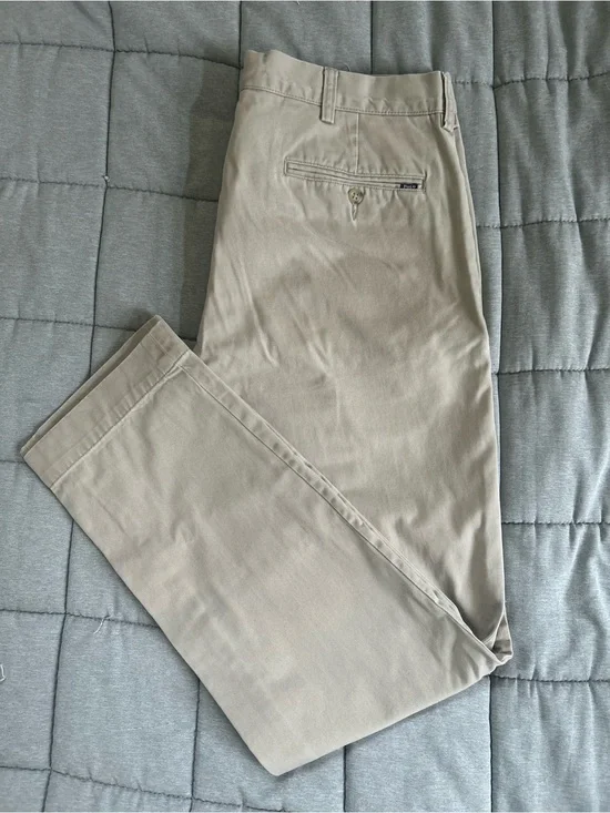 Polo by Ralph Lauren Light Khaki Flat-Front Chinos