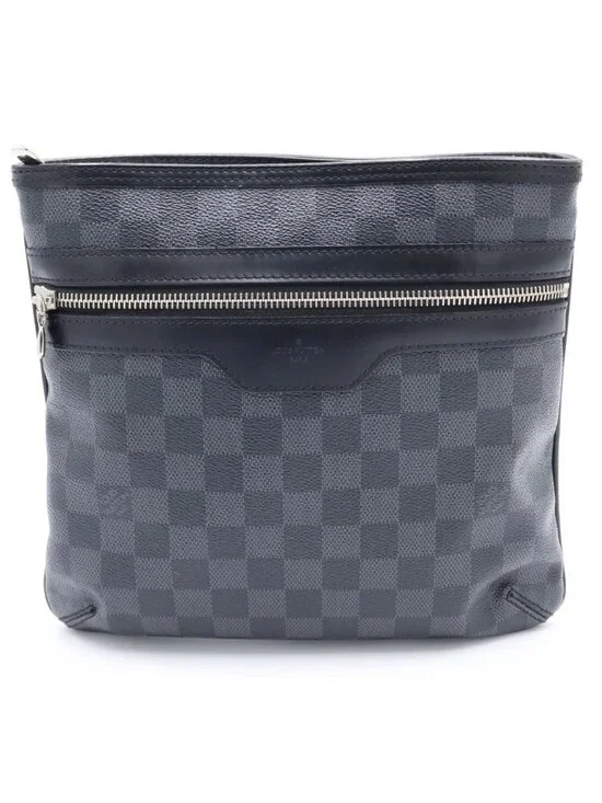 Louis Vuitton Damier Graphite Thomas Shoulder Bag Black