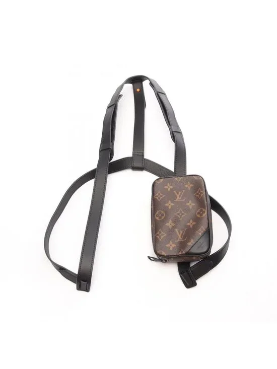 Louis Vuitton Shoulder Bag Utility Harness Canvas Leather