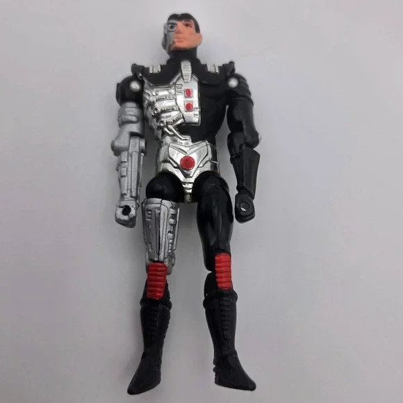 Vintage 1986 Captain Power Lord Dread Action Figure Mattel Cyborg 4 Inch