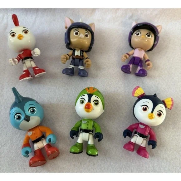Top Wing‎ Toys Figures Rod Brody Penny Swift Polly Collectible Set of 6