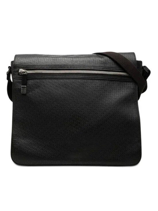 Dior Homme Shoulder Bag Black Leather